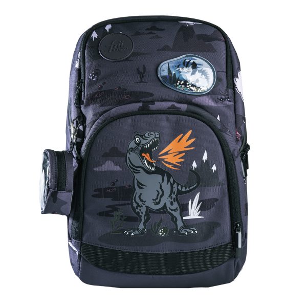 Expand Dinosaur Black skolesekk