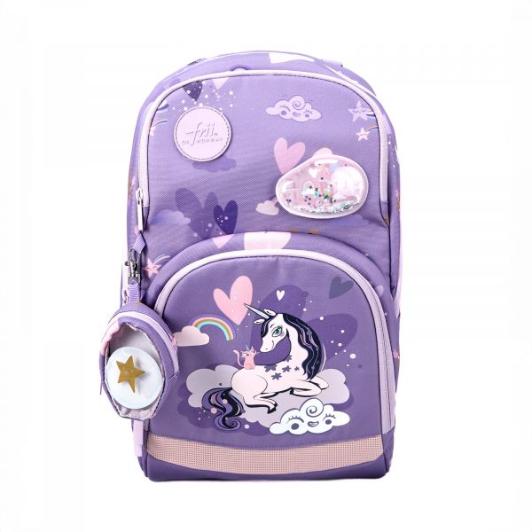 1.-3. klassesett 22L, 3 deler, Frii Easy Unicorn Purple