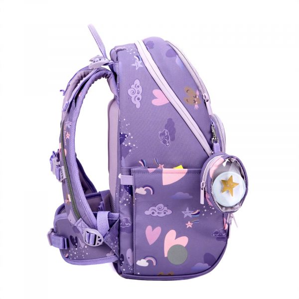 1.-3. klassesett 22L, 3 deler, Frii Easy Unicorn Purple