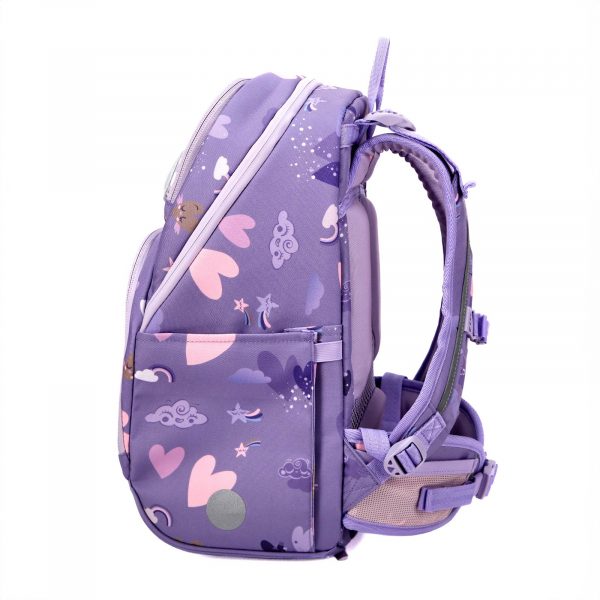 1.-3. klassesett 22L, 3 deler, Frii Easy Unicorn Purple