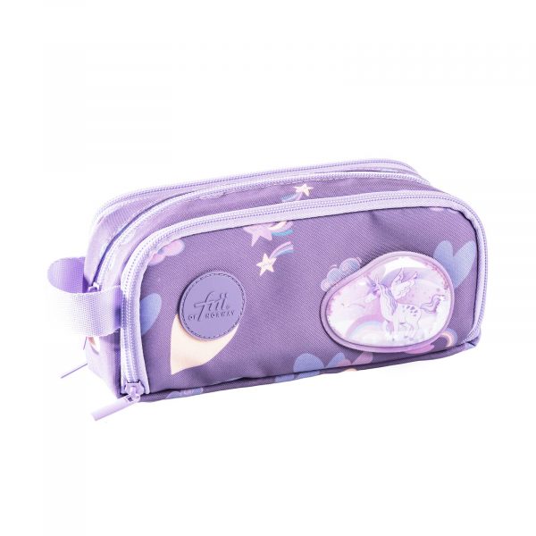 1.-3. klassesett 22L, 3 deler, Frii Easy Unicorn Purple