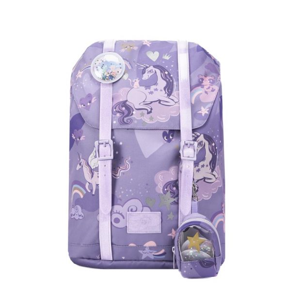 1.-3. klassesett 22L, 3 deler, Frii Retro Unicorn Purple