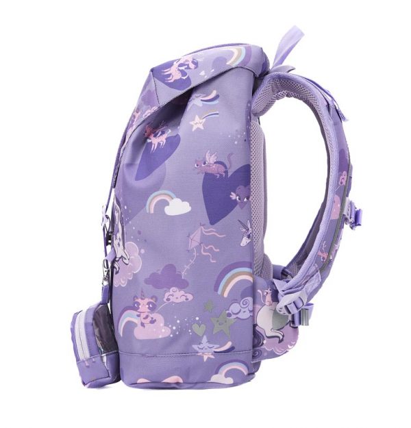 1.-3. klassesett 22L, 3 deler, Frii Retro Unicorn Purple