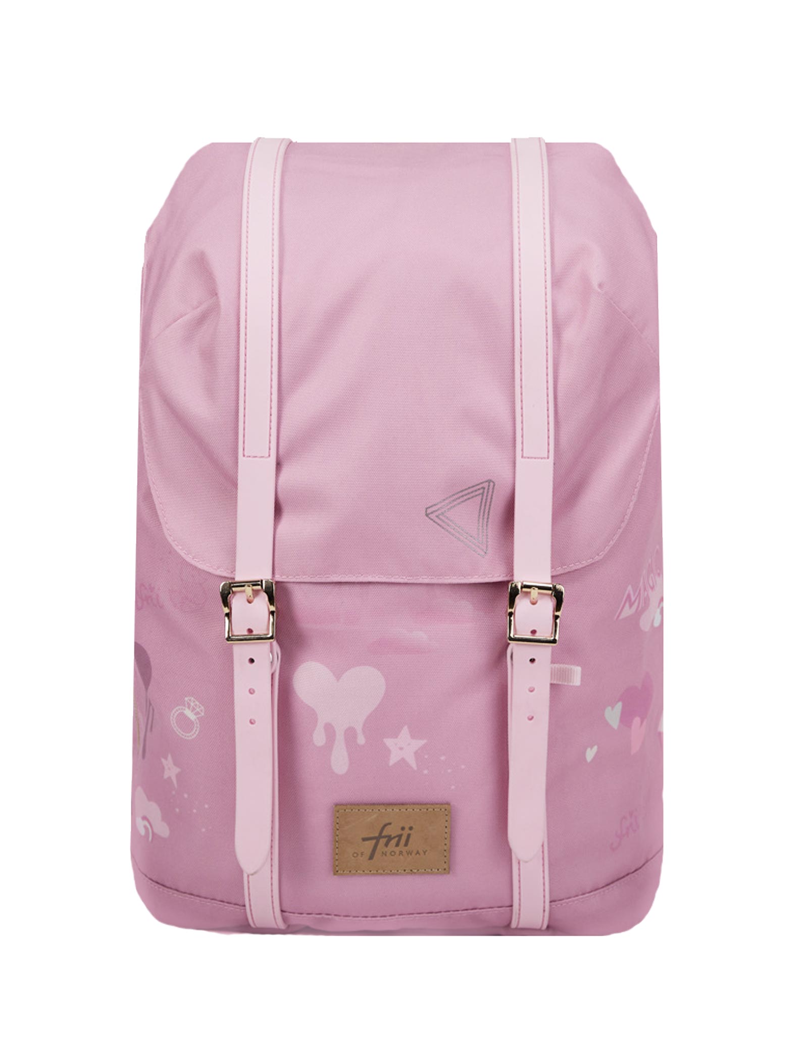 Frii Retro Happy Color skolesekk