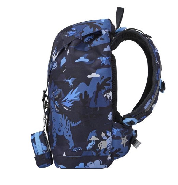 1.-3. klassesett 22L, 3 deler, Frii Retro Dinosaur Blue