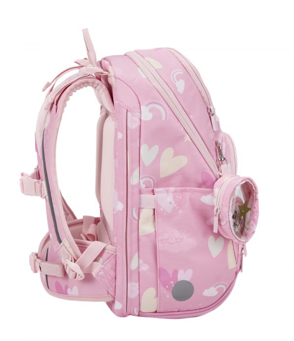 Frii Expand Pink Unicorn skolesekk